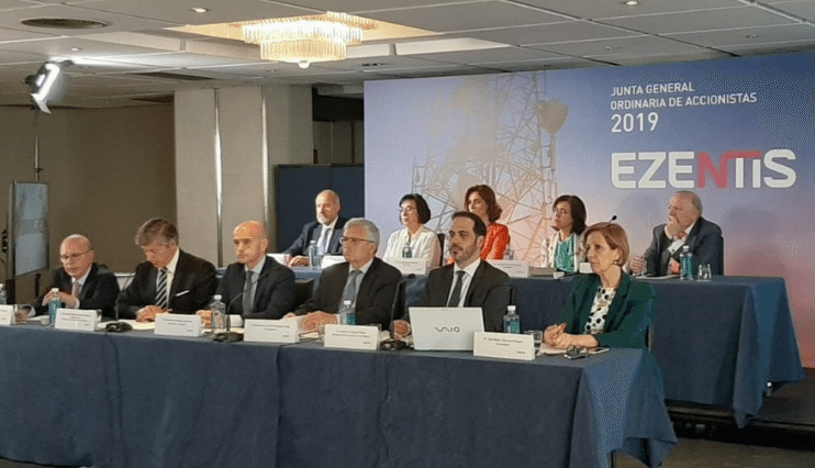 Los accionistas de Ezentis respaldan por amplia mayoría la gestión y las cuentas de 2018